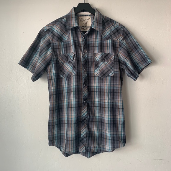 MultiColor Coastal Button down - Picture 1 of 6